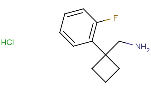 (1-(2-fluorophenyl)cyclobutyl)methanamine hydrochloride