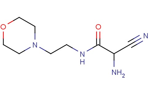 2-amino-2-cyano-N-(2-morpholinoethyl)acetamide