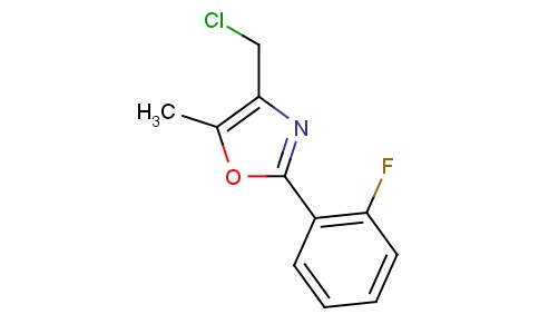 4-(chloromethyl)-2-(2-fluorophenyl)-5-methyloxazole