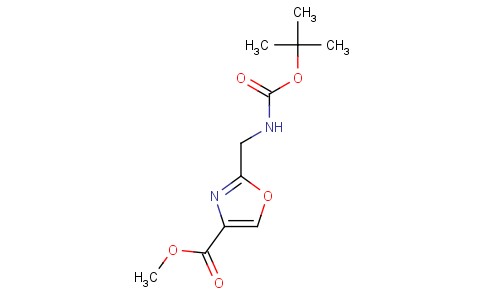 Methyl 2-((tert-butoxycarbonylamino)methyl)oxazole-4-carboxylate