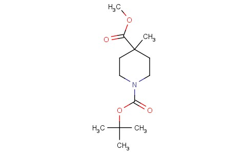 1-叔丁氧羰基-4-甲基哌啶-4-甲酸甲酯