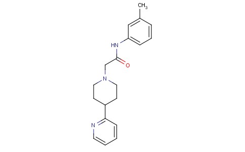 N-(3-甲基苯基)-2-[4-(吡啶-2-基)哌啶-1-基]乙酰胺