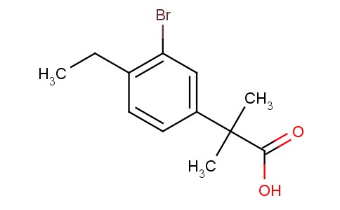2-(3-bromo-4-ethylphenyl)-2-methylpropanoic acid