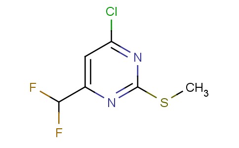 4-氯-6-(二氟甲基)-2-(甲硫基)嘧啶