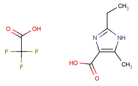 2-乙基-5-甲基-1H-咪唑-4-羧酸三氟乙酸
