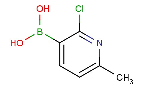 2-氯-6-甲基吡啶-3-硼酸