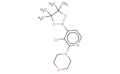 3-Chloro-2-(4-morpholino)pyridine-4-boronic acid pinacol ester