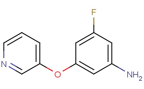 3-氟-5-(3-吡咯烷氧基)苯甲胺