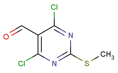 2-(甲硫基)-4,6-二氯-5-嘧啶甲醛