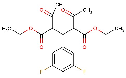 2,4-二乙酰-3-(3,5-二氟苯基)-戊二酸二乙酯