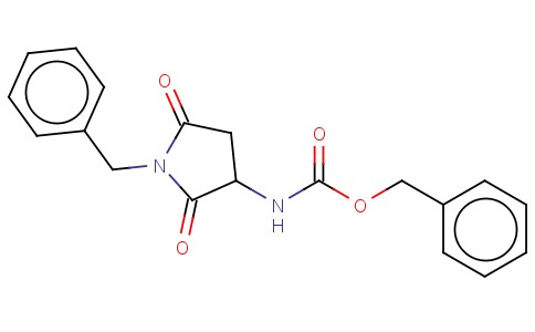 1-Benzyl-3-N-Cbz-amino-2,5-dioxo-pyrrolidine