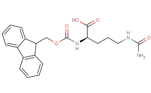 (R)-2-(((9H-fluoren-9-yl)methoxy)carbonylamino)-5-ureidopentanoic acid