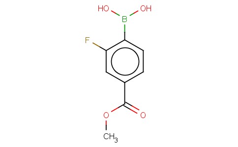 O-fluoro p-methoxy carbonyl phenyl boronic acid