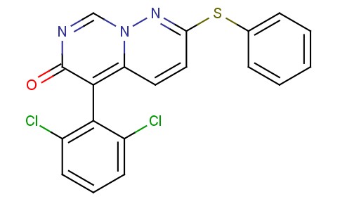 5-(2,6-二氯苯基)-2-苯磺酰基吡啶[6,1-F]嘧啶-6-酮