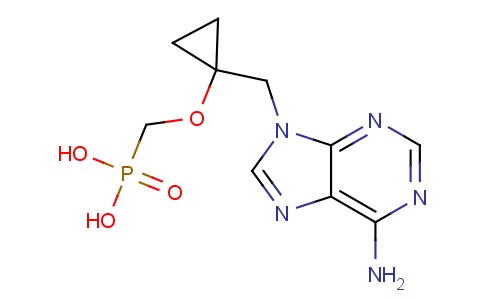 (1-((6-amino-9H-purin-9-yl)methyl)cyclopropoxy)methylphosphonic acid