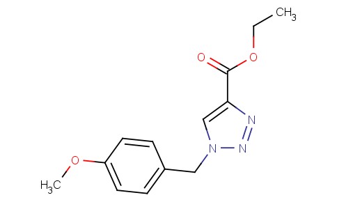 1-(4-Methoxy-benzyl)-1H-[1,2,3]triazole-4-carboxylic acid ethyl ester