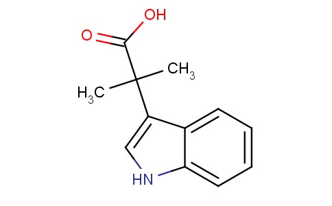 2-(1H-indol-3-yl)-2-methyl-propionic acid
