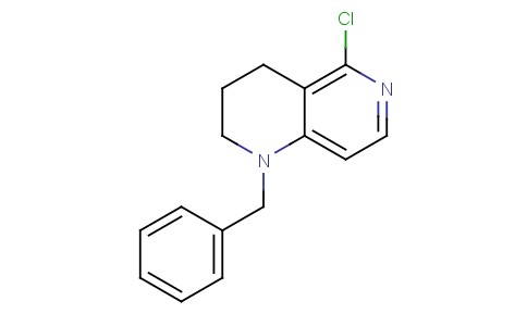1-benzyl-5-chloro-1,2,3,4-tetrahydro-1,6-naphthyridine