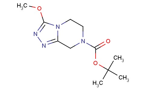 正丁基 5,6-二氢-3-甲氧基-[1,2,4]三唑[4,3-A]吡嗪-7(8H)羧酸酯