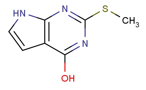 2-(Methylthio)-7H-pyrrolo[2,3-d]pyrimidin-4-ol