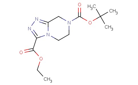 7-叔丁基 3-乙基 5,6-二氢-[1,2,4]三唑[4,3-A]吡嗪-3,7(8H)-二甲酯