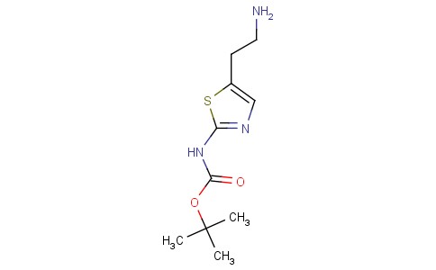 Tert-butyl 5-(2-aminoethyl)thiazol-2-ylcarbamate