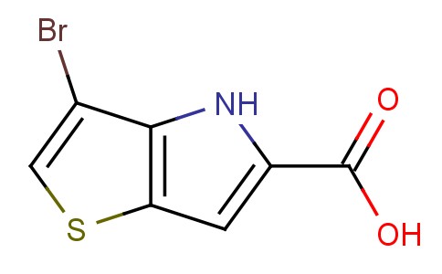 3-bromo-4H-thieno[3,2-b]pyrrole-5-carboxylic acid