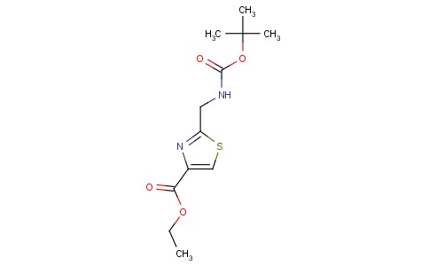 Ethyl 2-((tert-butoxycarbonylamino)methyl)thiazole-4-carboxylate