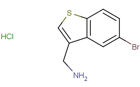 (5-bromobenzo[b]thiophen-3-yl)methanamine hydrochloride