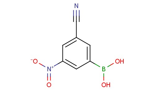 3-氰基-5-硝基苯基硼酸