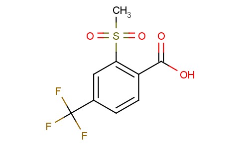2-(methylsulfonyl)-4-(trifluoromethyl)benzoic acid