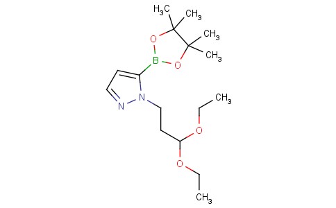 1-(3,3-Diethoxypropyl)-5-(4,4,5,5-tetramethyl-1,3,2-dioxaborolan-2-yl)-1H-pyrazole