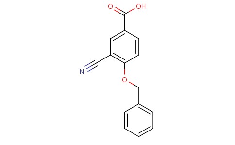 4-芐氧基-3-氰基苯甲酸