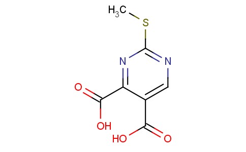 2-甲硫基-4,5-嘧啶二甲酸