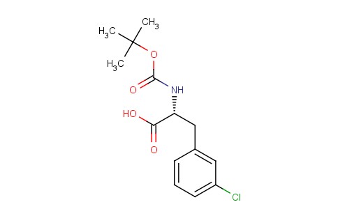 (R)-2-(tert-butoxycarbonylamino)-3-(3-chlorophenyl)propanoic acid
