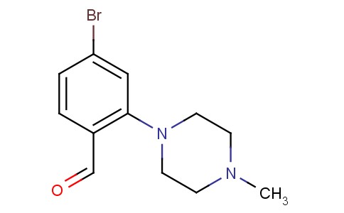 4-bromo-2-(4-methylpiperazin-1-yl)benzaldehyde