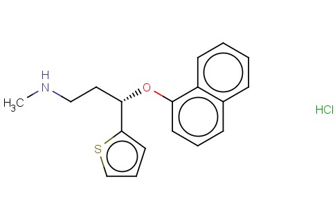 (S)-(+)-N-甲基-3-(1-萘氧基)-3-(2-噻吩)-丙胺盐酸盐