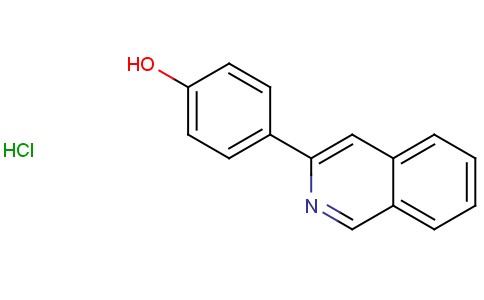 4-(3-异喹啉基)-苯酚盐酸盐(1:1)
