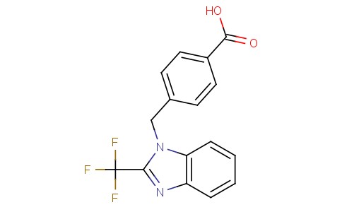4-[[2-Trifluoromethyl-1H-benzimidazol-1-yl]methyl]benzoic acid