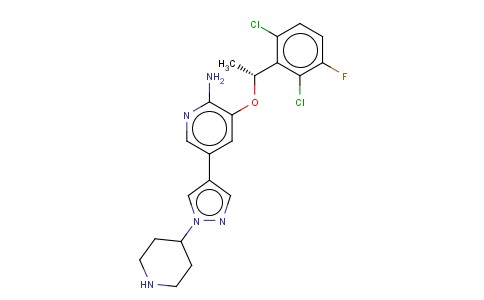 3-[(1R)-1-(2,6-二氯-3-氟苯基)乙氧基]-5-[1-(4-哌啶)-1H-吡唑-4-基]-2-吡啶胺