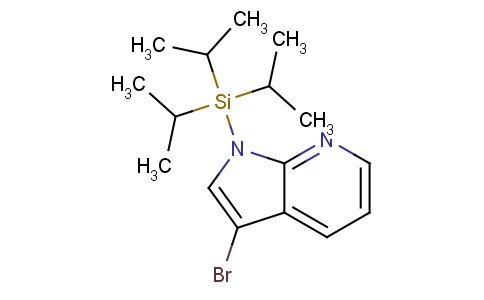 3-溴-1-[三(1-甲基乙基)硅基]-1H-吡咯并[2,3-B]吡啶