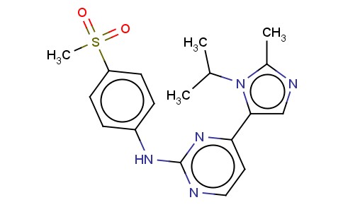 4-[2-甲基-1-异丙基-1H-咪唑-5-基]-N-[4-(甲磺酰基)苯基]-2-嘧啶胺