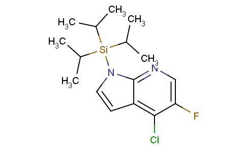 4-氯-5-氟-1-[三(1-甲基乙基)硅基]-1H-吡咯并[2,3-B]吡啶