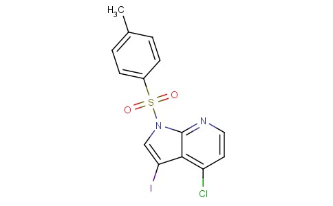 4-氯-3-碘-1-[(4-甲基苯基)磺酰基]-1H-吡咯并[2,3-B]吡啶