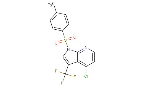 4-Chloro-1-tosyl-3-(trifluoromethyl)-1H-pyrrolo[2,3-b]pyridine