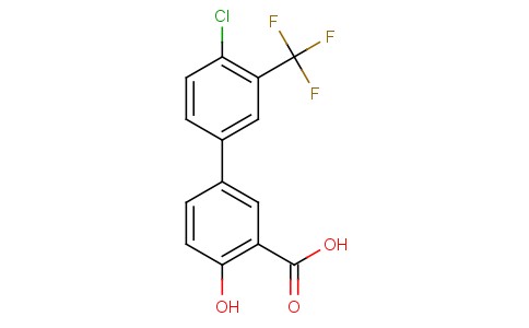4'-Chloro-4-hydroxy-3'-(trifluoromethyl)biphenyl-3-carboxylic acid