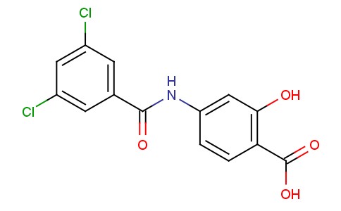 4-(3,5-dichlorobenzamido)-2-hydroxybenzoic acid