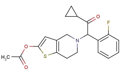 5-(2-Cyclopropyl-1-(2-fluorophenyl)-2-oxoethyl)-4,5,6,7-tetrahydrothieno[3,2-c]pyridin-2-yl acetate