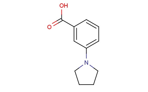 3-(1-四氢吡咯基)苯甲酸