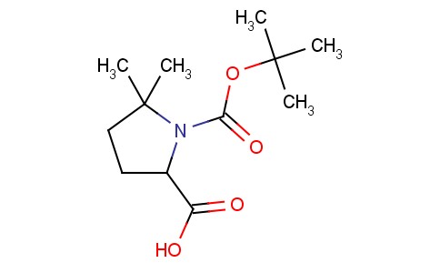 1-(tert-butoxycarbonyl)-5,5-dimethylpyrrolidine-2-carboxylic acid